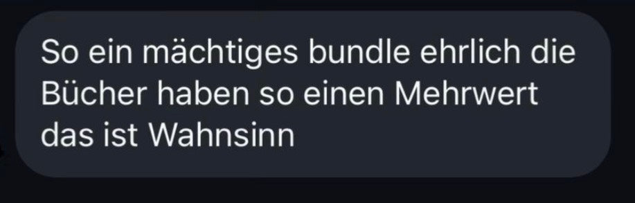 Begeisterung über das Bundle